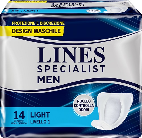 PANNOLONI LINES SPECIALIST MEN LIVELLO 1 14 PEZZI - Farmacia Murachelli Di Putelli dr. Giovanni