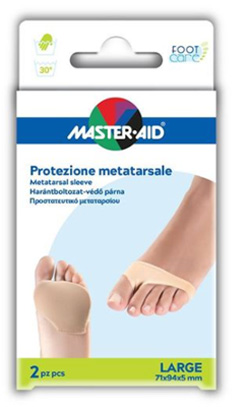 PROTEZIONE IN GEL E TESSUTO MASTER-AID FOOTCARE PER METATARSO LARGE 2 PEZZI G3 - Farmacia Murachelli Di Putelli dr. Giovanni