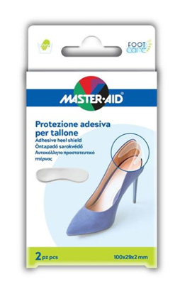 PROTEZIONE ADESIVA MASTER-AID FOOTCARE TRASPARENTE TALLONE 2 PEZZI A4 - Farmacia Murachelli Di Putelli dr. Giovanni