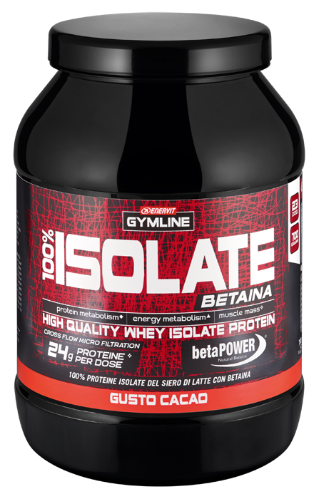 GYMLINE 100% WHEY ISOLATE CACAO 900 G - Farmacia Murachelli Di Putelli dr. Giovanni