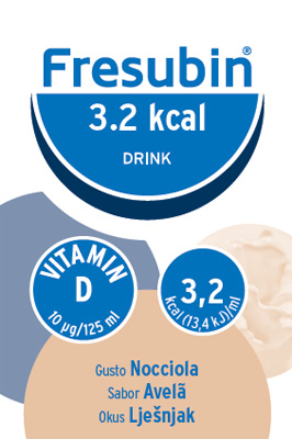 FRESUBIN 3,2 KCAL DRINK NOCCIOLA 4 X 125 ML - Farmacia Murachelli Di Putelli dr. Giovanni