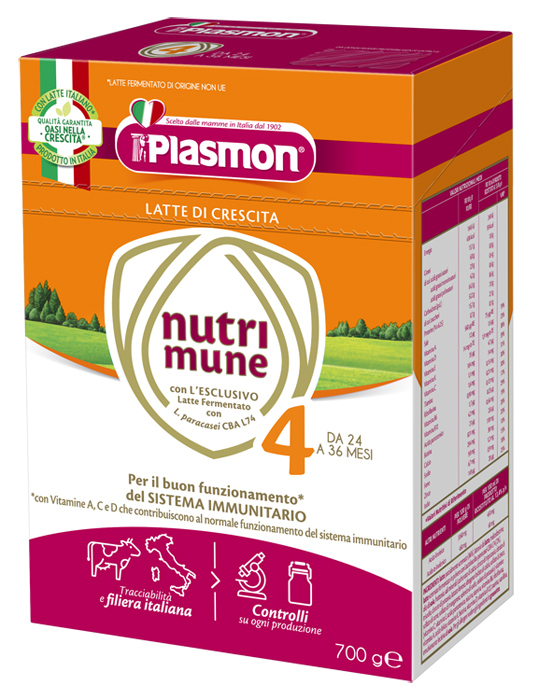 PLASMON NUTRI-MUNE LATTE STAGE 4 POLVERE 700 G - Farmacia Murachelli Di Putelli dr. Giovanni