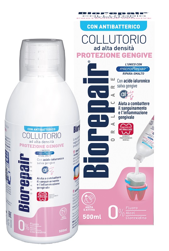 BIOREPAIR ORAL CARE COLLUTORIO ALTA INTENSITA' CON ANTIBATTERICO PROTEZIONE GENGIVE 500 ML - Farmacia Murachelli Di Putelli dr. Giovanni