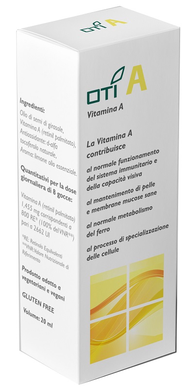 OTI A VITAMINA A GOCCE 20 ML - Farmacia Murachelli Di Putelli dr. Giovanni