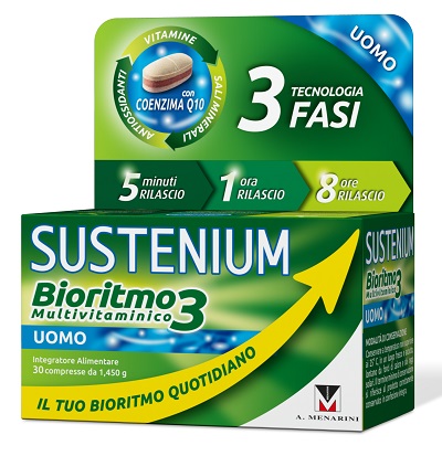 SUSTENIUM BIORITMO3 UOMO ADULTO 30 COMPRESSE - Farmacia Murachelli Di Putelli dr. Giovanni