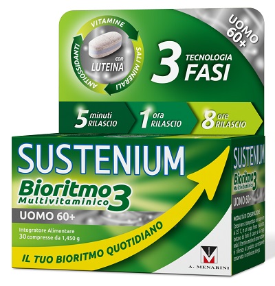 SUSTENIUM BIORITMO3 UOMO 60+ 30 COMPRESSE - Farmacia Murachelli Di Putelli dr. Giovanni