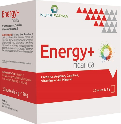 ENERGY+ RICARICA 20 BUSTINE - Farmacia Murachelli Di Putelli dr. Giovanni
