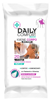 DAILY COMFORT SENIOR PANNI IGIENE CORPO 24 PEZZI - Farmacia Murachelli Di Putelli dr. Giovanni