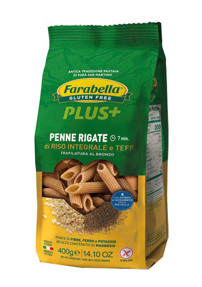 FARABELLA PENNE RISO INTEGRALE E TEFF 400 G - Farmacia Murachelli Di Putelli dr. Giovanni