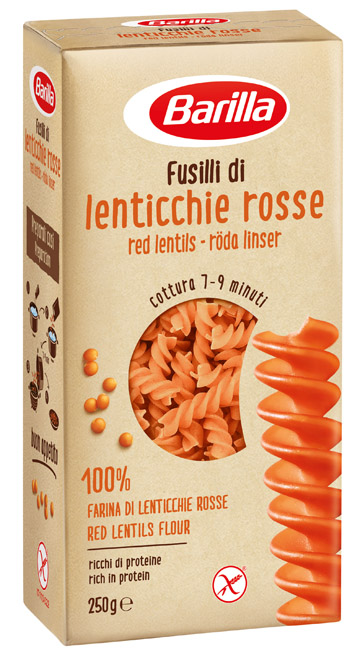 BARILLA FUSILLI LENTICCHIE ROSSE 250 G - Farmacia Murachelli Di Putelli dr. Giovanni
