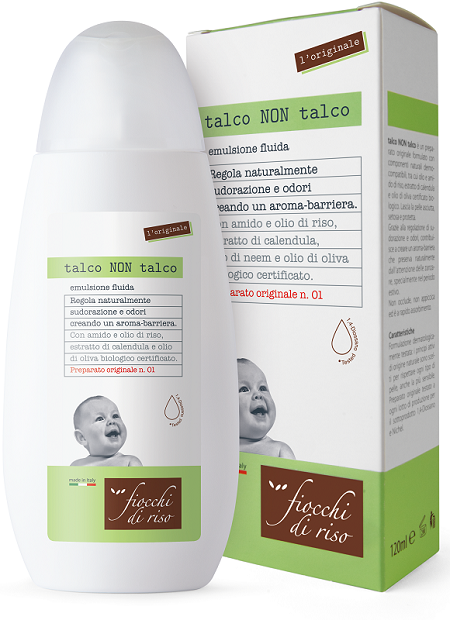 FIOCCHI DI RISO TALCO NON TALCO 120 ML - Farmacia Murachelli Di Putelli dr. Giovanni