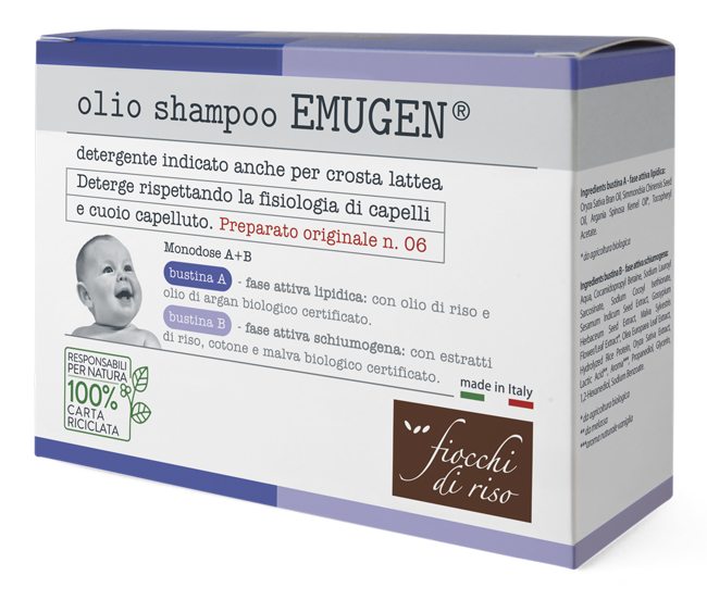 FIOCCHI DI RISO EMUGEN OLIO SHAMPOO ULTRADELICATO 45 ML - Farmacia Murachelli Di Putelli dr. Giovanni