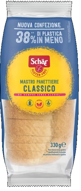 SCHAR CLASSICO DEL MASTRO PANETTIERE PANE BIANCO SENZA LATTOSIO 330 G - Farmacia Murachelli Di Putelli dr. Giovanni