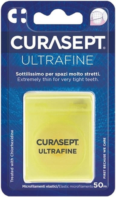CURASEPT ULTRAFINE FILO INTERDENTALE NON CERATO CLOREXIDINA - Farmacia Murachelli Di Putelli dr. Giovanni