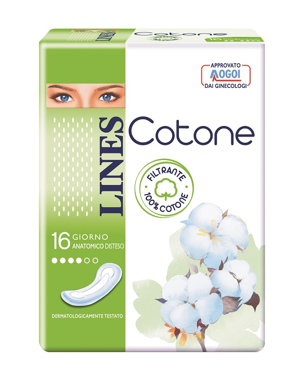 LINES COTONE NON ULTRA ANATOMICI DISTESI 16 PEZZI - Farmacia Murachelli Di Putelli dr. Giovanni