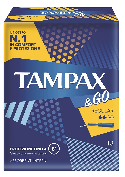 TAMPAX &GO REGULAR 18 PEZZI - Farmacia Murachelli Di Putelli dr. Giovanni
