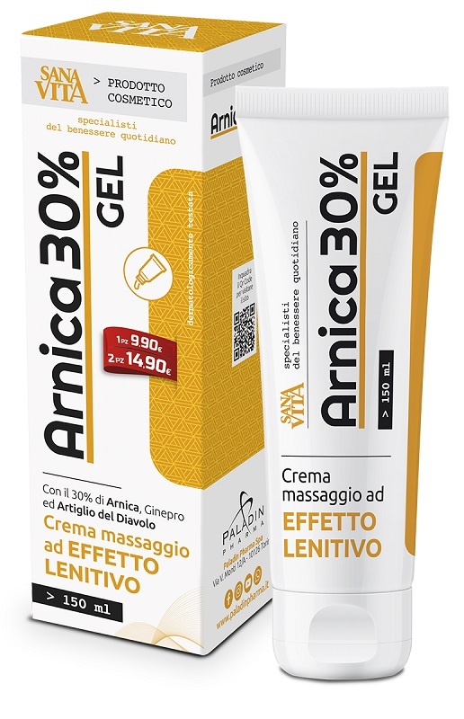 SANAVITA ARNICA 30% GEL 150 ML - Farmacia Murachelli Di Putelli dr. Giovanni