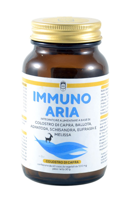 IMMUNO ARIA COLOSTRO DI CAPRA RESPIRAZIONE 60 CAPSULE VEGETALI - Farmacia Murachelli Di Putelli dr. Giovanni