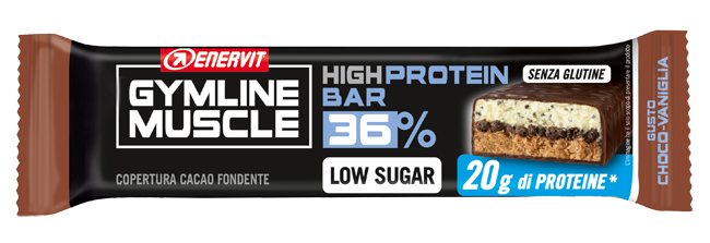GYMLINE 20 G PROTEINBAR CHOCO/VANIGLIA 55 G - Farmacia Murachelli Di Putelli dr. Giovanni