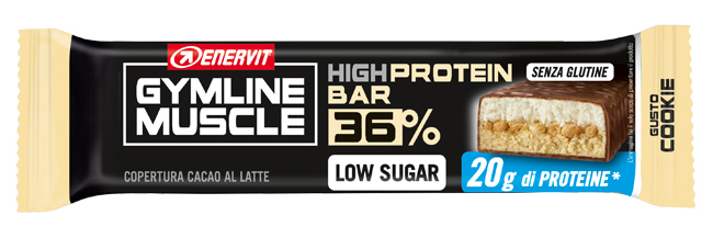 GYMLINE 20 G PROTEINBAR COOKIE 55 G - Farmacia Murachelli Di Putelli dr. Giovanni