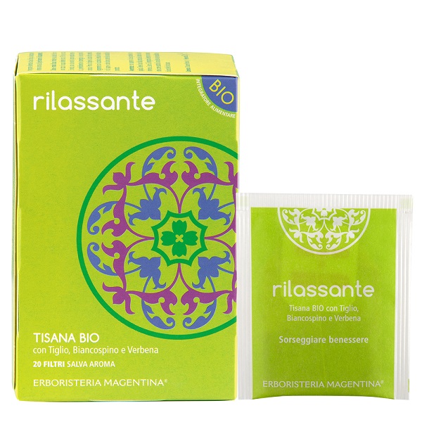 TISANA RILASSANTE BIO 20 FILTRI - Farmacia Murachelli Di Putelli dr. Giovanni