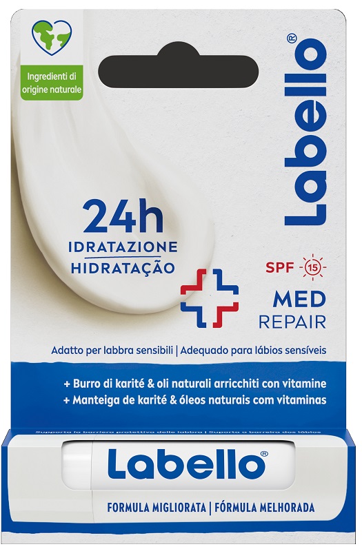 LABELLO MED REPAIR SPF15 24H IDRATAZIONE FONDENTE SULLE LABBRA 5,5 ML - Farmacia Murachelli Di Putelli dr. Giovanni