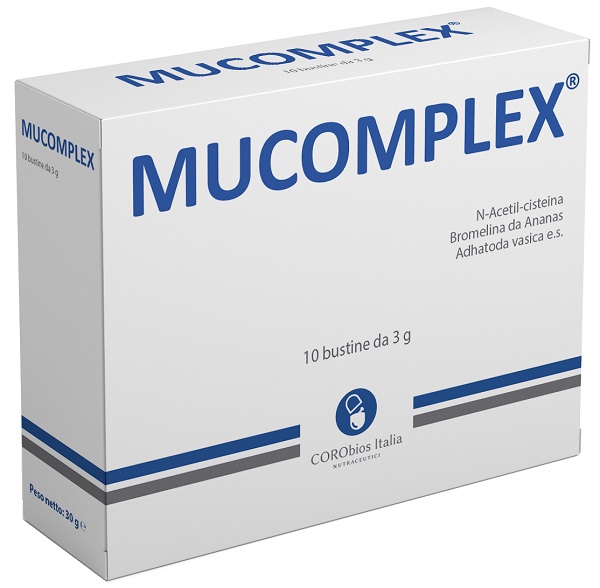 MUCOMPLEX 10 BUSTINE DA 3 G - Farmacia Murachelli Di Putelli dr. Giovanni