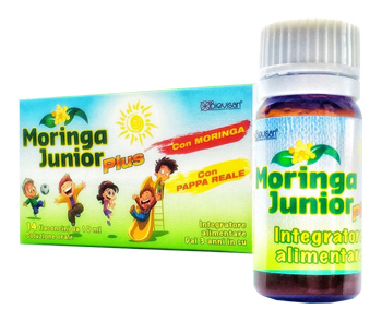 MORINGA JUNIOR PLUS 10 FLACONCINI DA 10 ML - Farmacia Murachelli Di Putelli dr. Giovanni