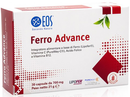 EOS FERRO ADVANCE 30 CAPSULE - Farmacia Murachelli Di Putelli dr. Giovanni