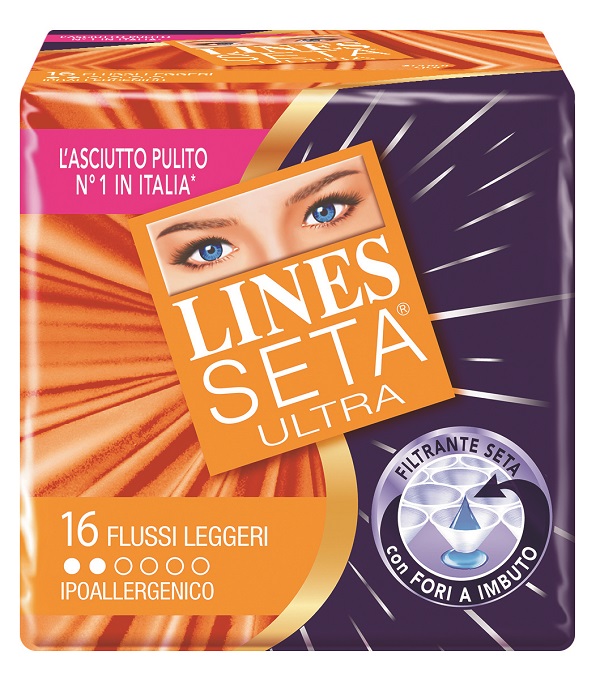 ASSORBENTE LINES SETA ULTRA LEGGERO 16 PEZZI - Farmacia Murachelli Di Putelli dr. Giovanni