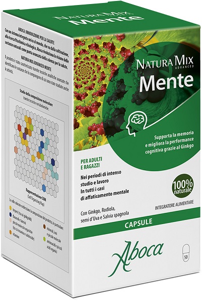 NATURA MIX ADVANCED MENTE 50 CAPSULE - Farmacia Murachelli Di Putelli dr. Giovanni