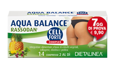 AQUA BALANCE RASSODAN CELL FORTE 7 DAYS 14 COMPRESSE DIETALINEA - Farmacia Murachelli Di Putelli dr. Giovanni