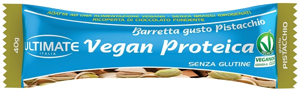 ULTIMATE BARRETTA VEGAN PROTEICA PISTACCHIO 40 G - Farmacia Murachelli Di Putelli dr. Giovanni