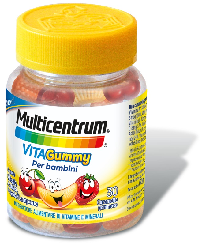 MULTICENTRUM VITAGUMMY 30 CARAMELLE GOMMOSE - Farmacia Murachelli Di Putelli dr. Giovanni