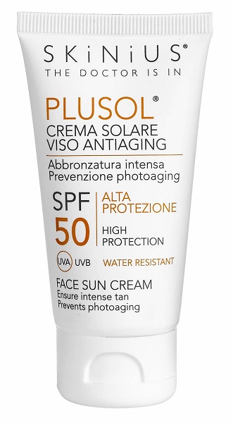 PLUSOL CREMA SOLARE VISO SPF50 50 ML - Farmacia Murachelli Di Putelli dr. Giovanni