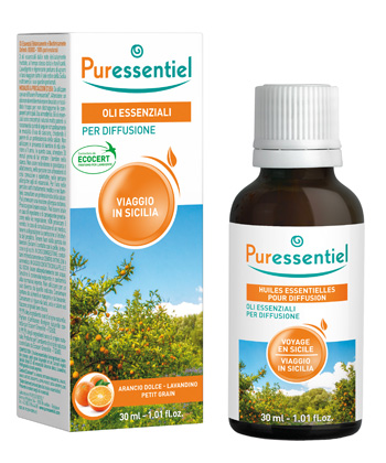 PURESSENTIEL MISCELA DIFFUSIONE VIAGGIO SICILIA 30 ML - Farmacia Murachelli Di Putelli dr. Giovanni