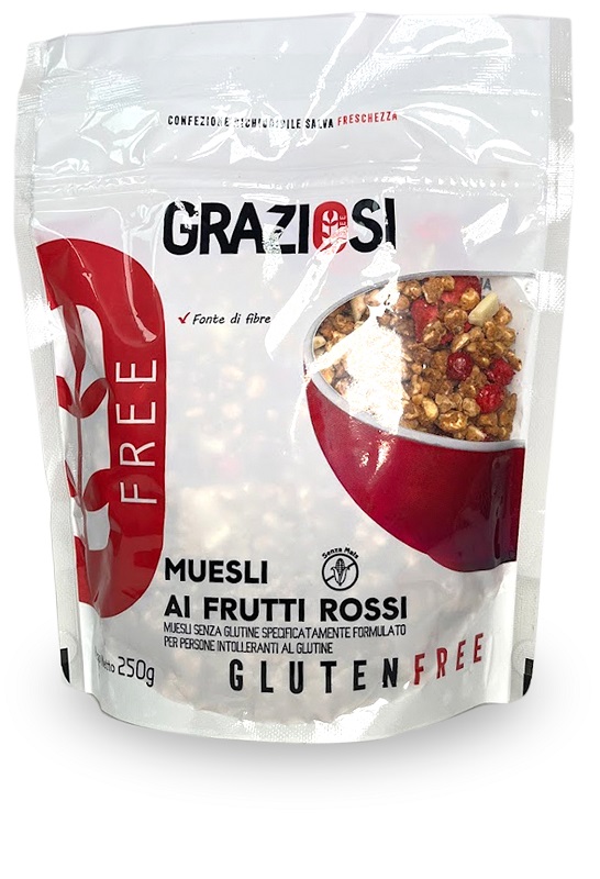 MUESLI AI FRUTTI ROSSI 250 G - Farmacia Murachelli Di Putelli dr. Giovanni