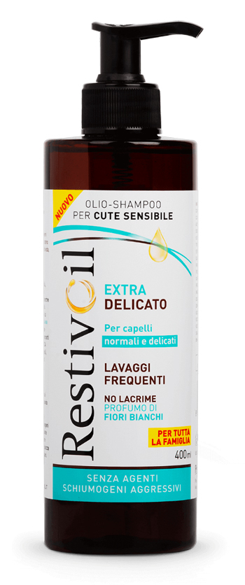 RESTIVOIL EXTRA DELICATO OLIO SHAMPOO PER CUTE SENSIBILE 400 ML - Farmacia Murachelli Di Putelli dr. Giovanni
