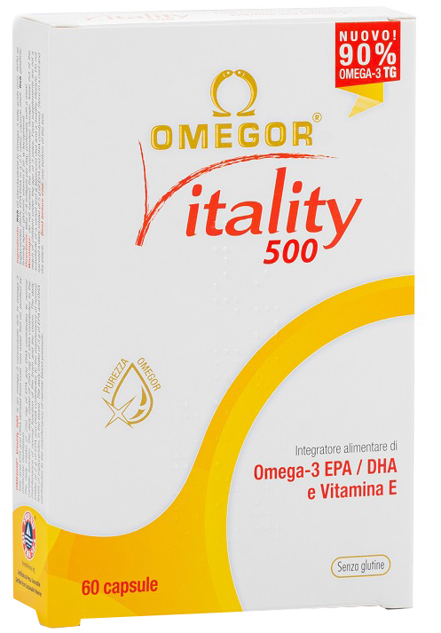 OMEGOR VITALITY 500 60 CAPSULE - Farmacia Murachelli Di Putelli dr. Giovanni