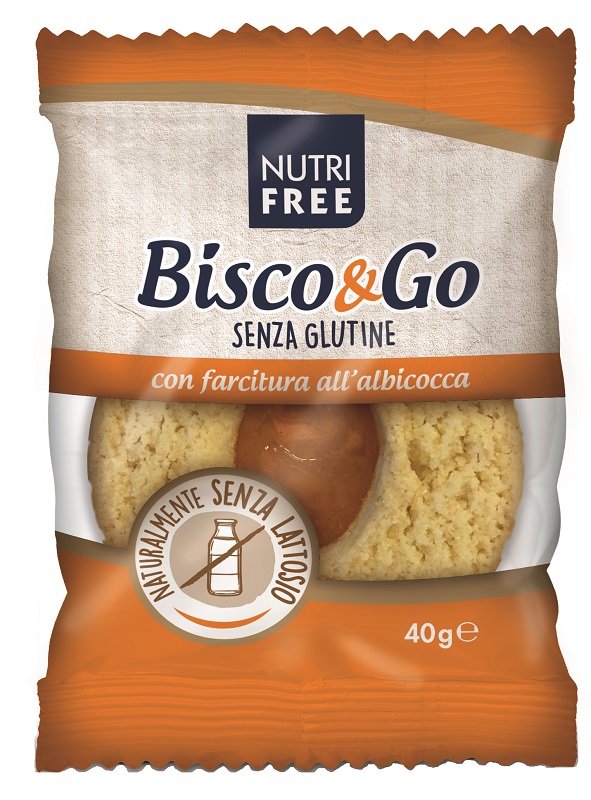 NUTRIFREE BISCO&GO CON FARCITURA ALL'ALBICOCCA 40 G - Farmacia Murachelli Di Putelli dr. Giovanni
