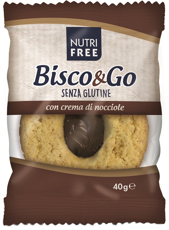 NUTRIFREE BISCO&GO CON CREMA DI NOCCIOLE 40 G - Farmacia Murachelli Di Putelli dr. Giovanni