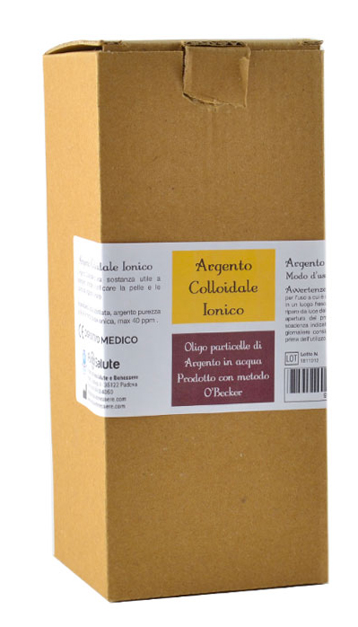 ARGENTO COLLOIDALE IONICO 40PPM CERTIFICATO 500 ML - Farmacia Murachelli Di Putelli dr. Giovanni