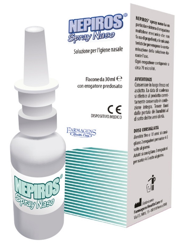 SOLUZIONE PER L'IGIENE NASALE SPRAY NEPIROS 30 ML - Farmacia Murachelli Di Putelli dr. Giovanni