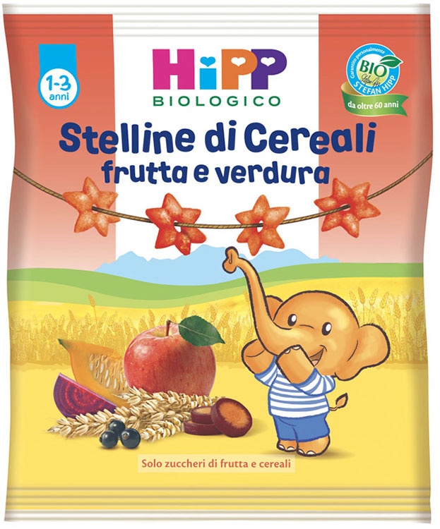 HIPP BIO STELLINE FRUTTA VERDURA 30 G - Farmacia Murachelli Di Putelli dr. Giovanni