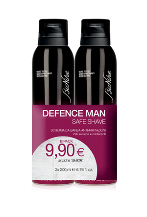 DEFENCE MAN BIPACK SCHIUMA BARBA 2 X 200 ML - Farmacia Murachelli Di Putelli dr. Giovanni