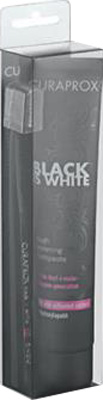 CURAPROX BLACK IS WHITE DENTIFRICI SBIANCANTI 1 DENTIFRICIO DA 90ML + 1 SPAZZOLINO - Farmacia Murachelli Di Putelli dr. Giovanni