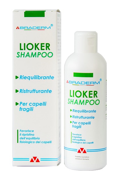LIOKER SHAMPOO 200 ML BRADERM - Farmacia Murachelli Di Putelli dr. Giovanni
