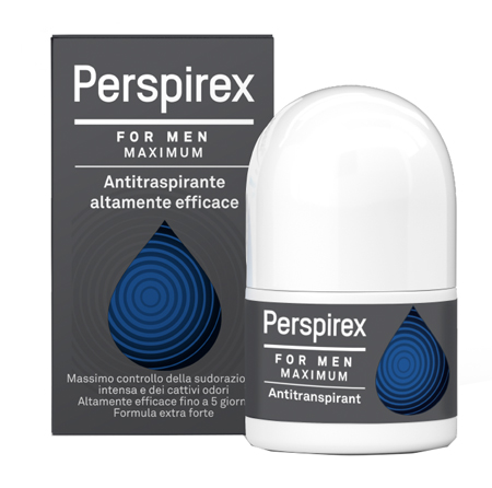 PERSPIREX FOR MEN MAXIMUM ANTITRASPIRANTE ROLL ON 20 ML - Farmacia Murachelli Di Putelli dr. Giovanni