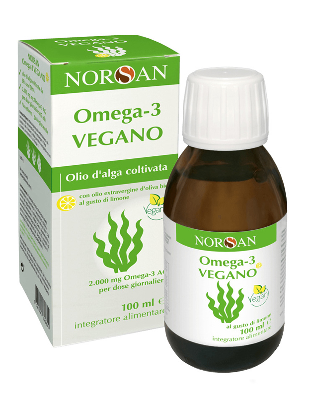 NORSAN OMEGA 3 VEGANO 100 ML AL GUSTO DI LIMONE - Farmacia Murachelli Di Putelli dr. Giovanni
