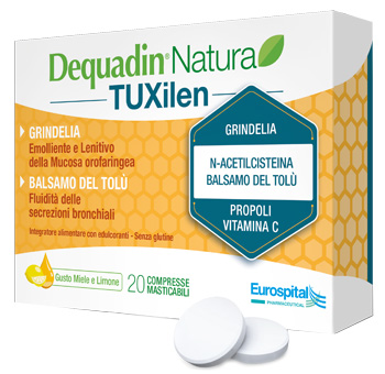 DEQUADIN NATURA TUXILEN 20 COMPRESSE - Farmacia Murachelli Di Putelli dr. Giovanni